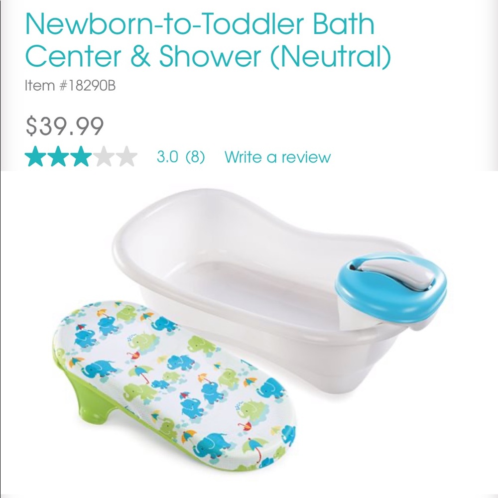Baby bath & shower